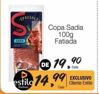 Supermercado Dalben Copa Sadia Fatiada oferta