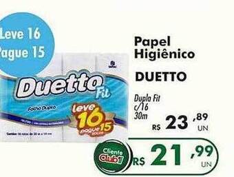 Papel Higiênico Duetto