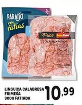 Bom Dia Linguica Calabresa Frimesa 300g fatiada oferta