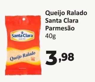 Peruzzo Queijo ralado santa clara parmesão 40g oferta