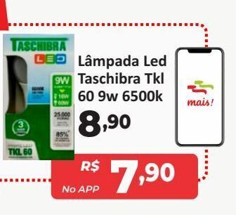 Peruzzo Lâmpada led taschibra tkl 60 9w 6500k oferta