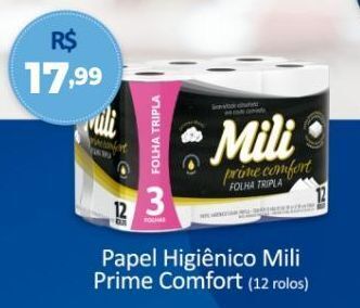 Peruzzo Papel higiênico mili prime comfort oferta