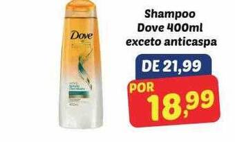 Semar Supermercado Shampoo Dove Exceto Anticaspa oferta