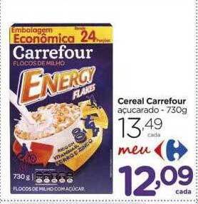 Carrefour Market Cereal Carrefour Açucarado oferta