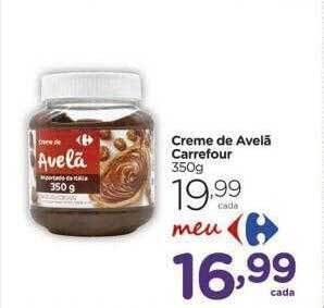 Carrefour Market Creme De Avelã Carrefour oferta