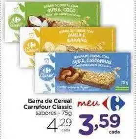 Carrefour Market Barra De Cereal Carrefour Classic oferta