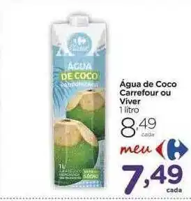 Carrefour Market Agua De Coco Carrefour Ou Viver oferta