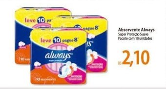 Atacadão Absorvente Always oferta