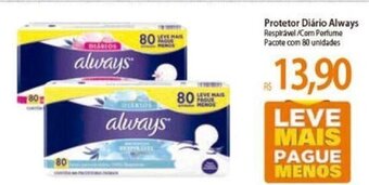 Atacadão Protetor diario Always oferta