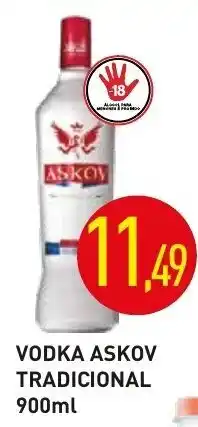 Calvo Atacadista Vodka Askov Tradicional 900ml oferta