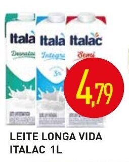 Calvo Atacadista Leite Longa Vida Italac 1L oferta