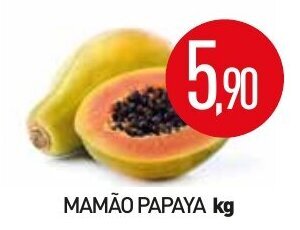 Calvo Atacadista Mamao Papaya 1kg oferta