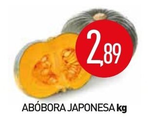 Calvo Atacadista Abobora Japonesa 1kg oferta