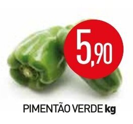 Calvo Atacadista Pimentao Verde 1kg oferta