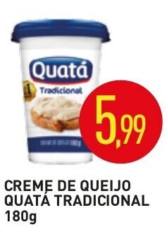 Creme de Queijo Quata Tradicional 180g