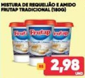 Tatico Mistura de Requeijao e Amido Frutap Tradicional 180g oferta