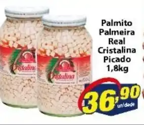 Palmito Palmeira Real Cristalina Picado 1.8kg