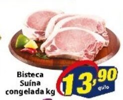 Vencedor Atacadista Bisteca Suina Congelada 1kg oferta