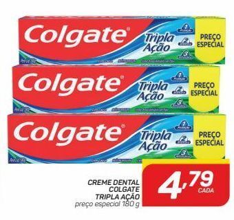 GBarbosa Creme dental colgate tripla ação oferta