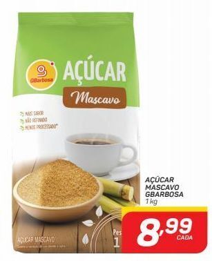 GBarbosa Açúcar mascavo gbarbosa kg oferta