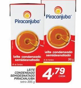GBarbosa Leite condensado piracanjuba 395g oferta