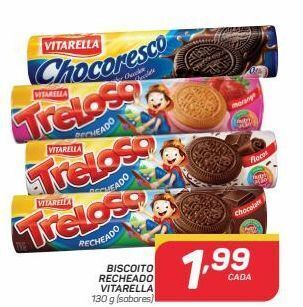 Biscoito recheado vitarella treloso