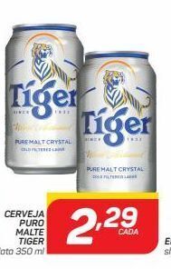 Cerveja puro malte tiger 350ml