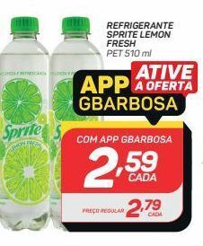 GBarbosa Refrigerante sprite lemon fresh 510ml oferta