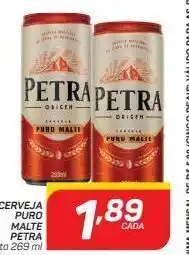 GBarbosa Cerveja puro malte petra 269ml oferta