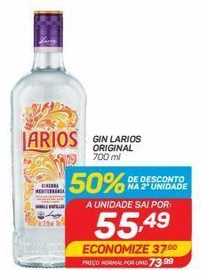 GBarbosa Gin larios original 700ml oferta