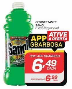 GBarbosa Desinfetante sanol 2l oferta