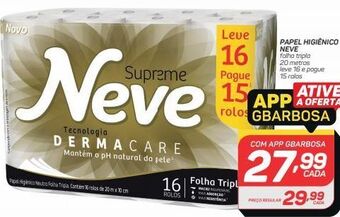 GBarbosa Papel higiênico neve oferta