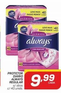 GBarbosa Protetor diário always regular oferta