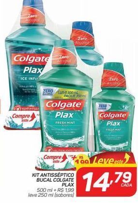 GBarbosa Kit antisséptico bucal colgate plax oferta