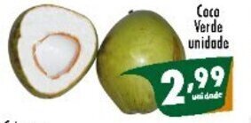 Vencedor Atacadista Coco verde unidade oferta