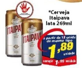 Vencedor Atacadista Cerveja Itaipava lata 269ml oferta