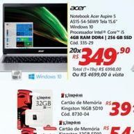 Lojas Becker Notebook Acer Aspire 5 oferta