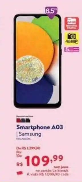 Le Biscuit Smartphone A03 Samsung oferta