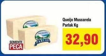 Spani Atacadista Queijo Mussarela Parlak Kg oferta