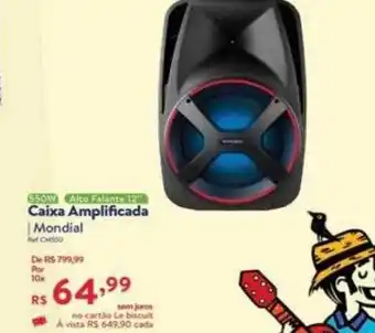 Le Biscuit Caixa Amplificada Mondial oferta