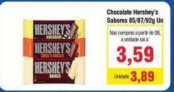 Spani Atacadista Chocolate Hershey's Sabores oferta