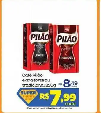 Super Lagoa Café Pilão Extra Forte Ou Tradicional oferta