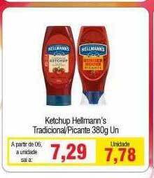 Spani Atacadista Ketchup Hellmann's Tradicional Picante oferta