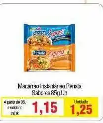 Spani Atacadista Macarrão Instantâneo Renata Sabores oferta