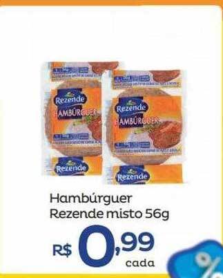 Super Lagoa Hambúrguer Rezende Misto oferta