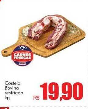 Supermercados Koch Costela Bovina Resfriada Kg oferta