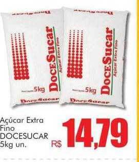 Supermercados Koch Açúcar Extra Fino Docesucar oferta