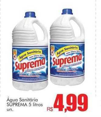 Supermercados Koch água Sanitária Suprema oferta