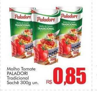Supermercados Koch Molho Tomate Paladori Tradicional Sachê oferta
