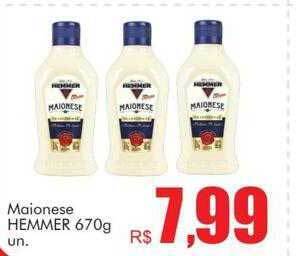 Supermercados Koch Maionese Hemmer oferta